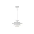Savoy House Meridian M70096WH 1-Lights 60W White Pendant