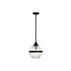 Savoy House Meridian M70100MBK 1-Lights 60W Matte Black Mini Pendant
