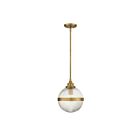 Savoy House Meridian M70100NB 1-Lights 60W Natural Brass Mini Pendant