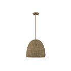 Savoy House Meridian M70107NWIC 1-Lights 60W Natural Wicker Pendant