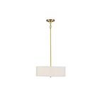 Savoy House Meridian M70109NB 3-Lights 180W Warm Brass Pendant