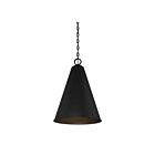 Savoy House Meridian M70112MBK 1-Lights 60W Matte Black Pendant