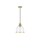 Savoy House Meridian M70119NB 1-Lights 60W Natural Brass Pendant