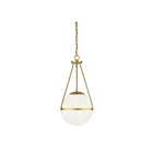 Savoy House Meridian M7025NB 1-Lights 60W Natural Brass Pendant