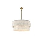 Savoy House Meridian M7037NFR 5-Lights 300W Natural Brass Pendant