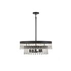 Savoy House Meridian M7038MBK 6-Lights 360W Matte Black Pendant