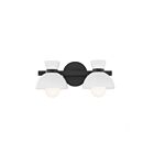 Savoy House Meridian M80074MBK 2-Lights 120W Matte Black Vanity Light