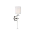 Savoy House Meridian M90057PN 1-Light Polished Nickel Wall Sconce