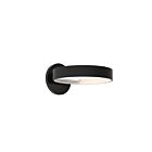 Sonneman 2650.25W 1 Light Satin Black 13W Light Guide Ring LED Sconce