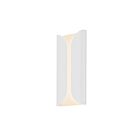Sonneman 2711.98-WL Textured White 20W Folds LED Sconce
