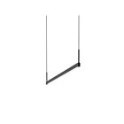 Sonneman 2818.25-3 2 Lights Satin Black 76W Thin-Line LED Pendant