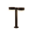 Sonneman 7306.PC.FW.72-WL 2 Lights Textured Bronze 40W REALS LED Double Bollard