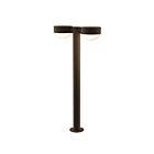 Sonneman 7308.PC.DL.72-WL 2 Lights Textured Bronze 40W REALS LED Double Bollard