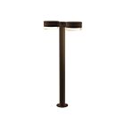 Sonneman 7308.PC.FH.72-WL 2 Lights Textured Bronze 40W REALS LED Double Bollard