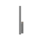 Sonneman 7480.74-WL 1 Light Textured Gray 9W Flue LED Sconce
