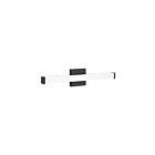 Turolight RGD-VN-WS-2F-24W-MK5-D-SQ-BK 24W Black LED Wall Sconce