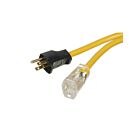Vista Electrical 40511 15A 125V Heavy Duty Outdoor 12/3 Sjtw-Lighted Single Outlet