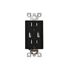 Votatec BAA-023-BK Tamper Resistant USB Charger & Duplex Receptacle