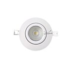 Votatec VO-GRP4W10-120-D-5WY White/Black/Brushed Nickel 10W 4" Gimbal Slim Round Panel