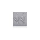 Leviton WM2S-GY Metallic Two Gang Switch