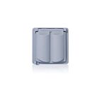 Leviton WP2V-GY Plastic Two Gang Vertical