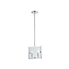 Young Lighting 1161C2 Chrome 2-Lights Rod Pendant