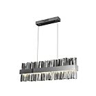 Young Lighting 2040C75-LR Chrome 75W LED LED Linear Crystal Pendant