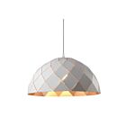 Young Lighting 3072P-WH White 1-Light Pendant