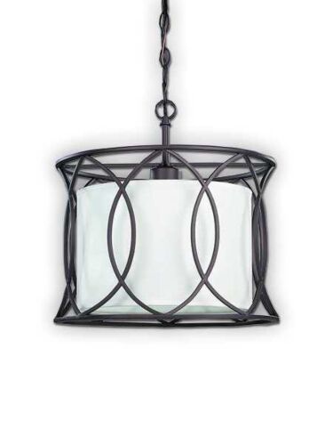 Canarm Monica 1 Light Oil Rubbed Bronze Pendant Light IPL320A01ORB14 (fixturewshade)