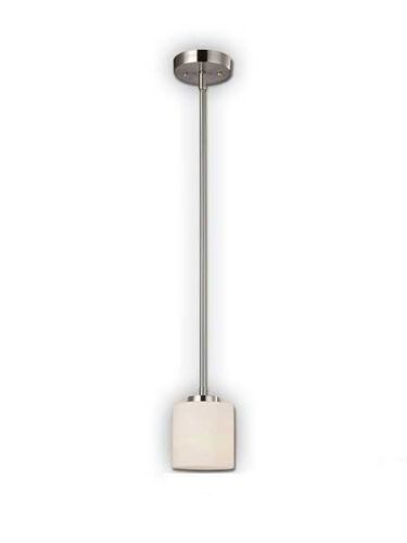 Canarm Leigha 1 Light Brushed Nickel Pendant Light IPL423A01BN (fixturewshade)