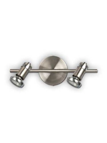 canarm shay 2 lights brushed pewter and chrome fixture it391a02bch10