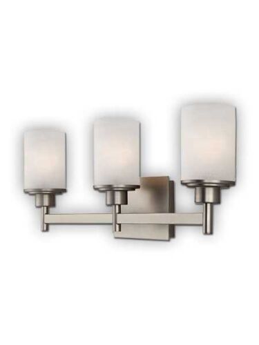 Canarm Lyndi 3 Light Brushed Nickel Wall Light IVL408A03BN (fixturewshade