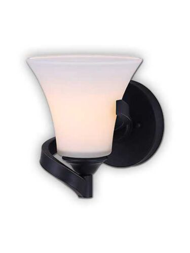 canarm rue 1 light rubbed antique bronze wall light ivl587a01ra