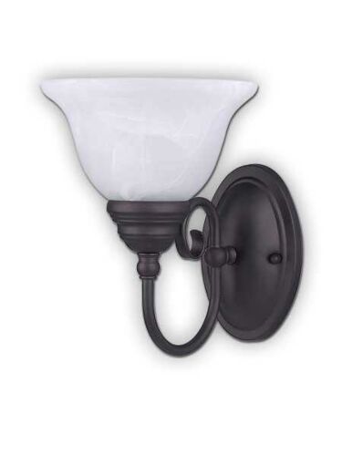 Canarm Julianna 1 Light Oil Rubbed Bronze Wall Light IWF20A01ORB (fixturewshade)