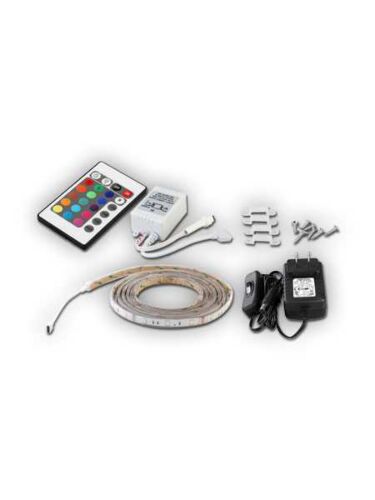 canarm led strip light pack 24w rgb led5050tw3m-rgb