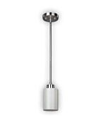 Canarm Margo 1 Light Brushed Pewter Pendant Light IPL359A01BPT (fixturewshade)